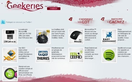 [Concours] Plein de cadeaux à gagner sur Geekeries.fr