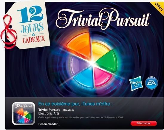 iphone application gratuite 12 applications offertes par Apple sur iTunes et un iPod Nano à gagner