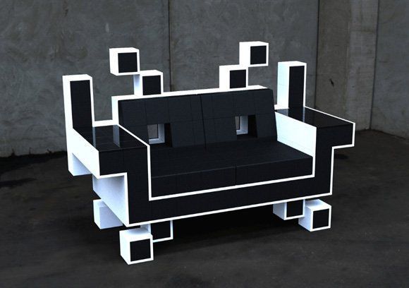 Invitez un space invader dans votre salon