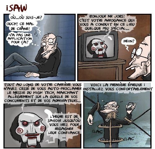 Quand Steve Jobs rencontre SAW...
