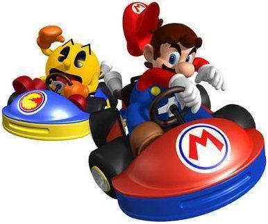 Quand Pacman rencontre Mario Quand Pacman rencontre Mario