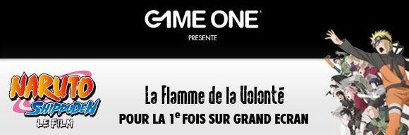 Il reste des places pour le film Naruto Shippuden : La flamme de la volonté #Concours