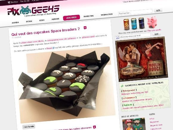 Nouveau design pour pix geeks.com