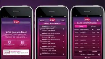 Les horaires de trains en temps réel sur iPhone