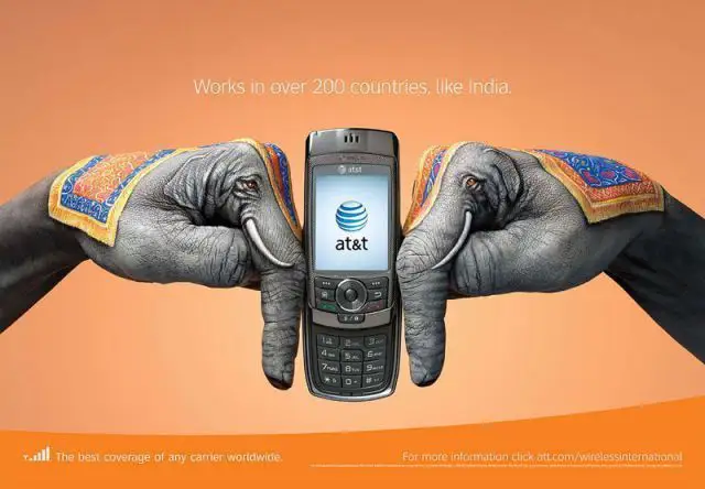 18 Publicités créatives AT&T autour du monde avec des doigts #3