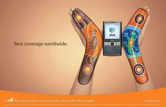 18 Publicités créatives AT&T autour du monde avec des doigts #5