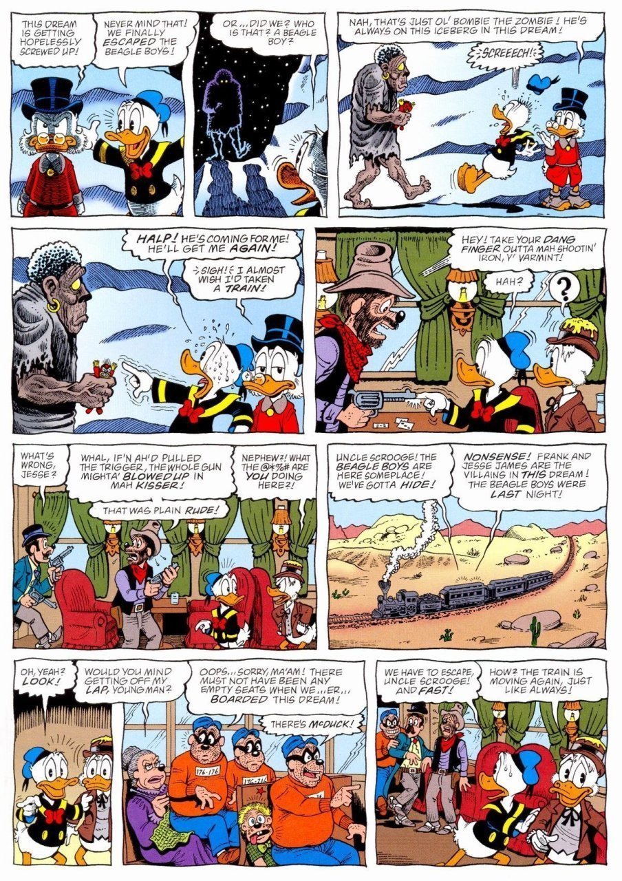 Le scénario d’Inception est tiré de Picsou magazine #16