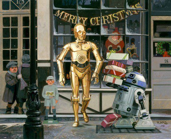 28 cartes de vœux Star Wars pour fêter Noël 2025