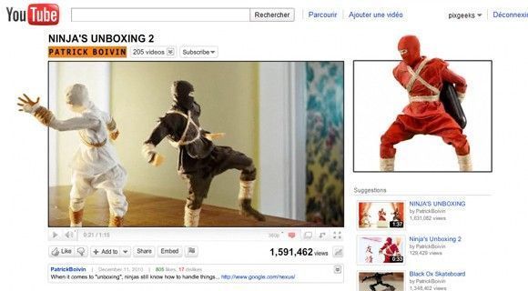 Comment mettre le boxon sur une page YouTube avec Ninja’s unboxing 2