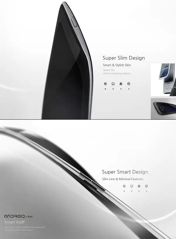 Samsung Galaxy Skin : le 1er téléphone mobile avec écran flexible #2