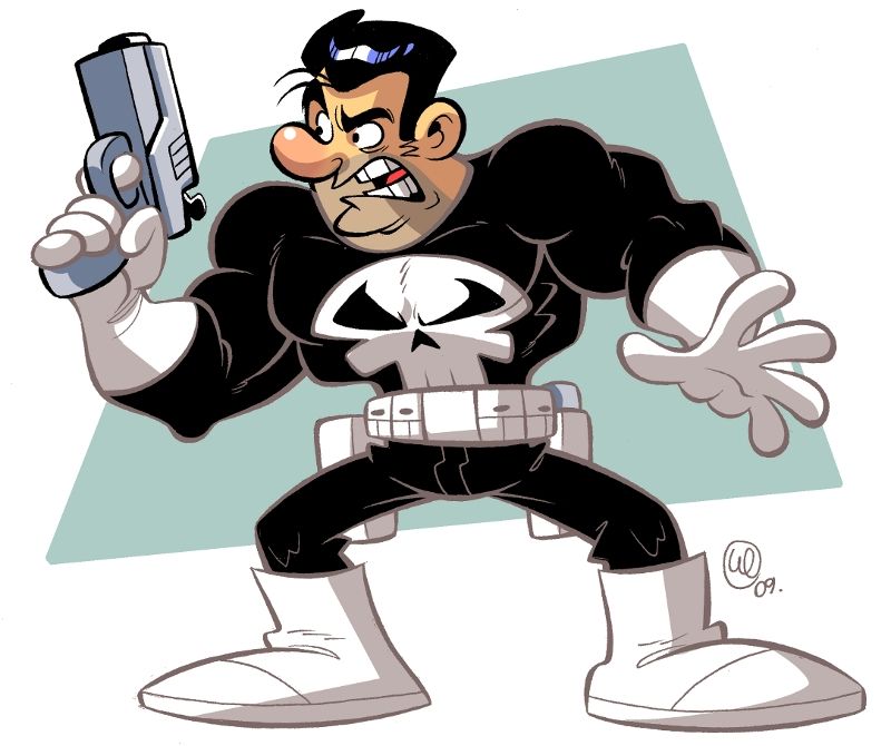 27 portraits Cartoon de Super-héros Marvel et DC #18