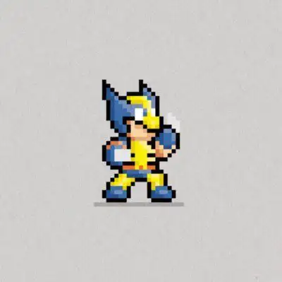 11 Super-héros Marvel et DC version 8 bit par Jesus Castañeda