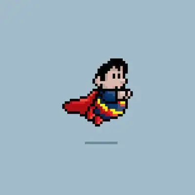 11 Super-héros Marvel et DC version 8 bit par Jesus Castañeda