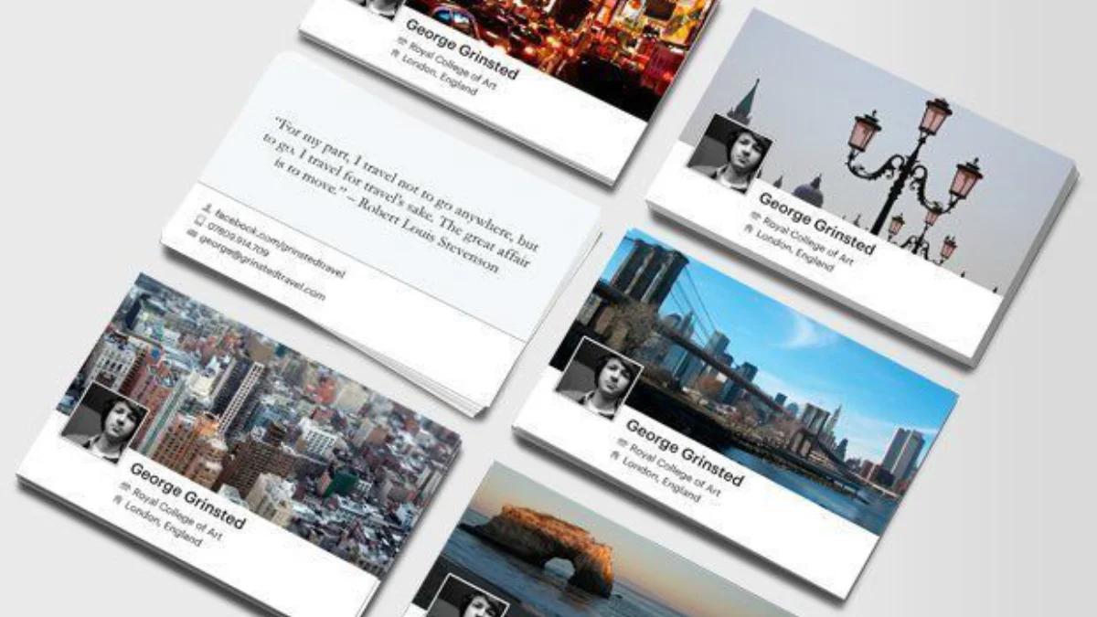 50 Cartes de visite Facebook gratuites