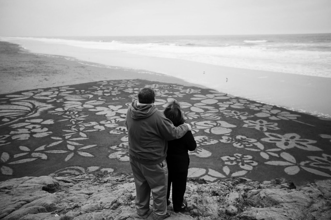 Street Art : De gigantesques fresques sur le sable #9
