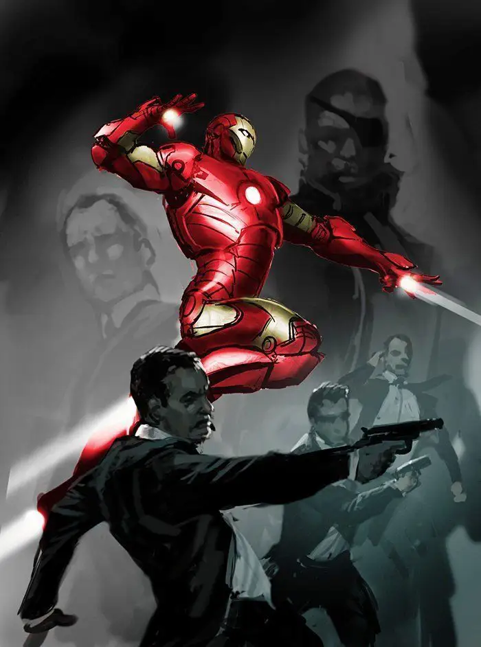 29 Tableaux d’Iron Man, Captain America et Avengers par Ryan Meinerding #18