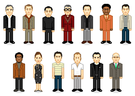 130 personnages célèbres pixellisés #13