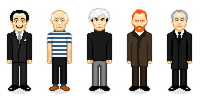 130 personnages célèbres pixellisés #18