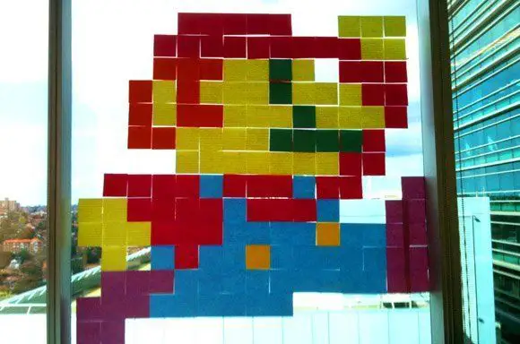Mario aussi joue à la Post It War