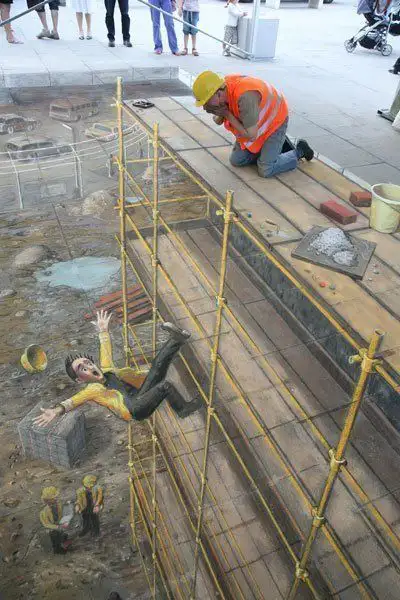 Street Art : Les incroyables fresques en trompe l’oeil de Julian Beever #11