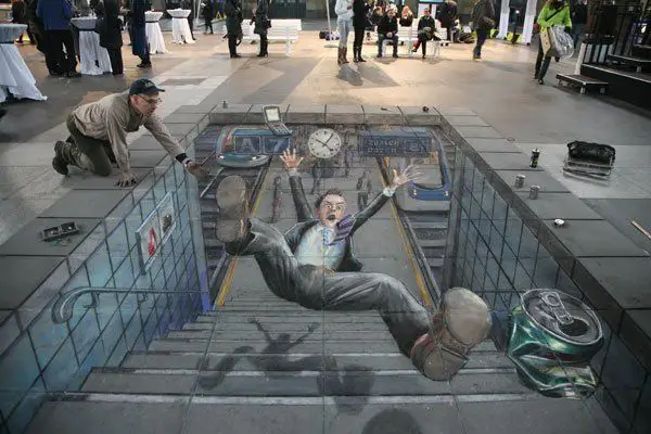 Street Art : Les incroyables fresques en trompe l’oeil de Julian Beever #12