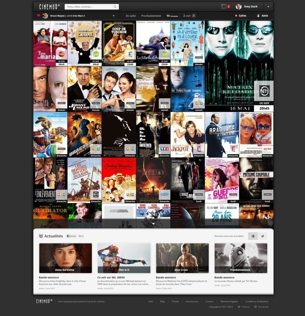 Cinémur : un portail cinéma beau et social #2