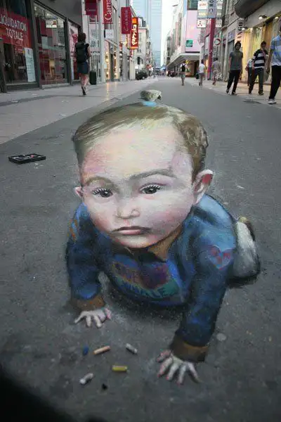 Street Art : Les incroyables fresques en trompe l’oeil de Julian Beever #23