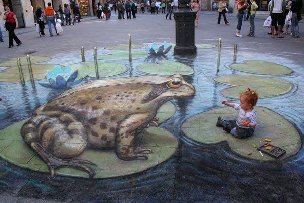 Street Art : Les incroyables fresques en trompe l’oeil de Julian Beever #35