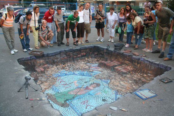Street Art : Les incroyables fresques en trompe l’oeil de Julian Beever #42