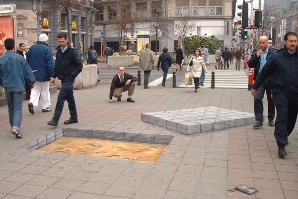 Street Art : Les incroyables fresques en trompe l’oeil de Julian Beever #46