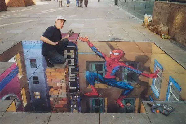 Street Art : Les incroyables fresques en trompe l’oeil de Julian Beever