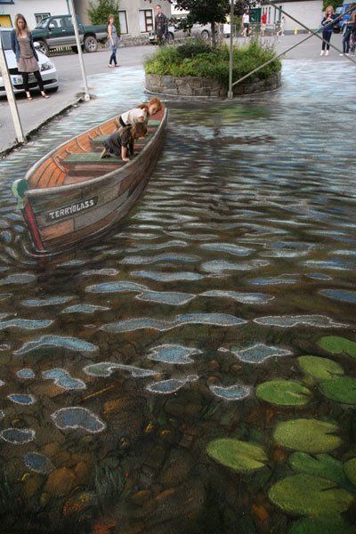 Street Art : Les incroyables fresques en trompe l’oeil de Julian Beever #4