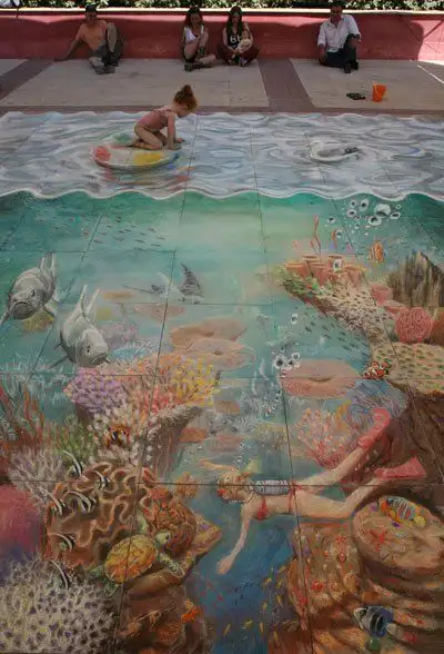 Street Art : Les incroyables fresques en trompe l’oeil de Julian Beever #6