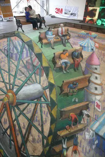 Street Art : Les incroyables fresques en trompe l’oeil de Julian Beever #8