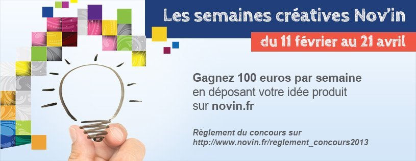 Gagnez 100 euros par semaine en déposant vos idées sur Nov’in