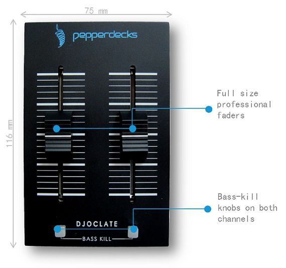 Test Pepperdecks Djoclate : une table de mixage qui tient dans la poche