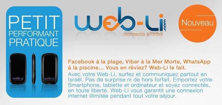 Test Web-li : Du Wifi partout en Israël #3