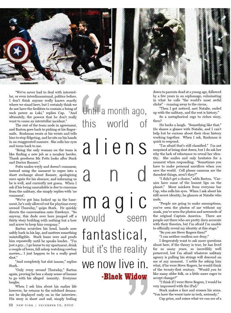 Les Avengers s’affichent dans les journaux US #18