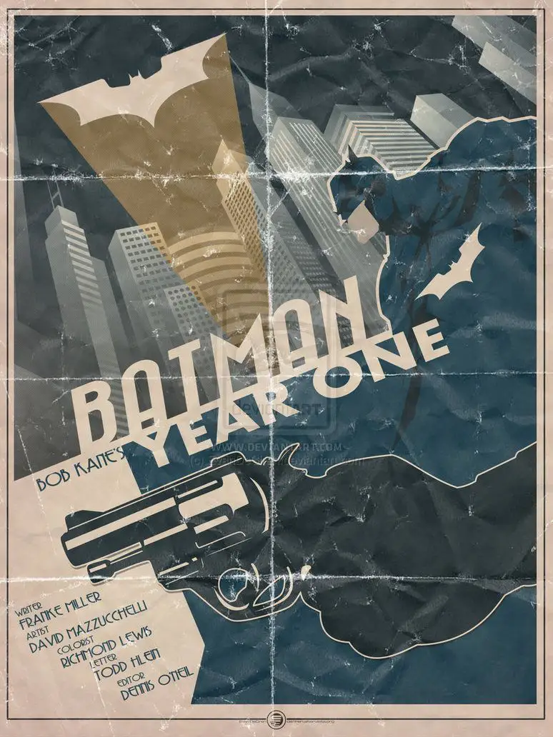 4 Couvertures de Comic Books façon affiches de films