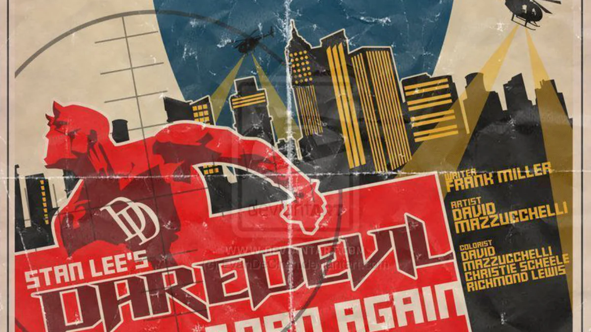 4 Couvertures de Comic Books façon affiches de films