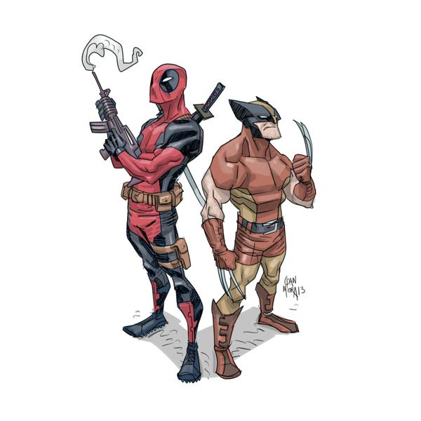 7 illustrations de Super Héros décomposées depuis l’esquisse jusqu’au rendu final #33