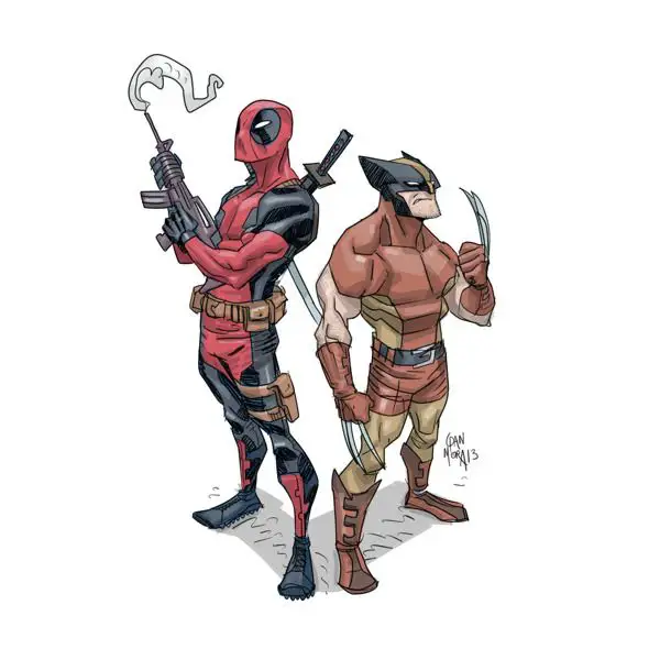 7 Illustrations de Super Héros décomposées depuis l’esquisse jusqu’au rendu final #33