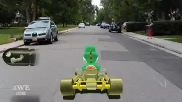 Mario Kart en Stop Motion à la craie et en 3D