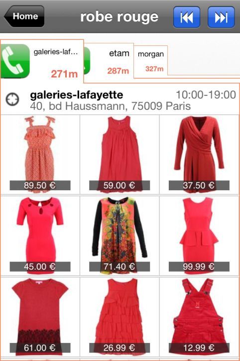 Avec Shopping Adventure plus besoin de faire 7 magasins pour trouver cette petite robe bleue en 38