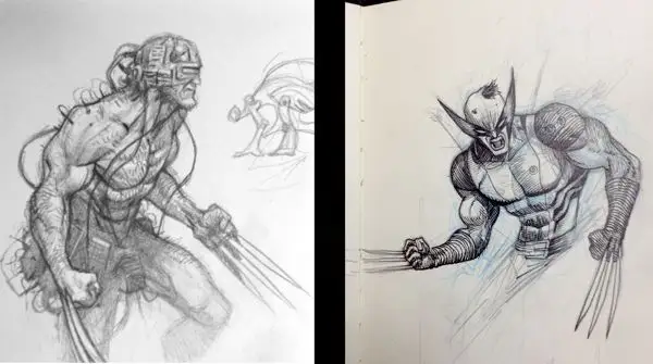 7 Illustrations de Super Héros décomposées depuis l’esquisse jusqu’au rendu final #37