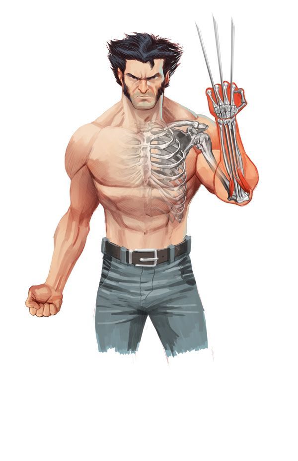 7 illustrations de Super Héros décomposées depuis l’esquisse jusqu’au rendu final #25