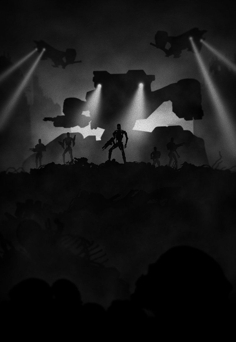 Des posters de films stylisés en noir et blanc #6