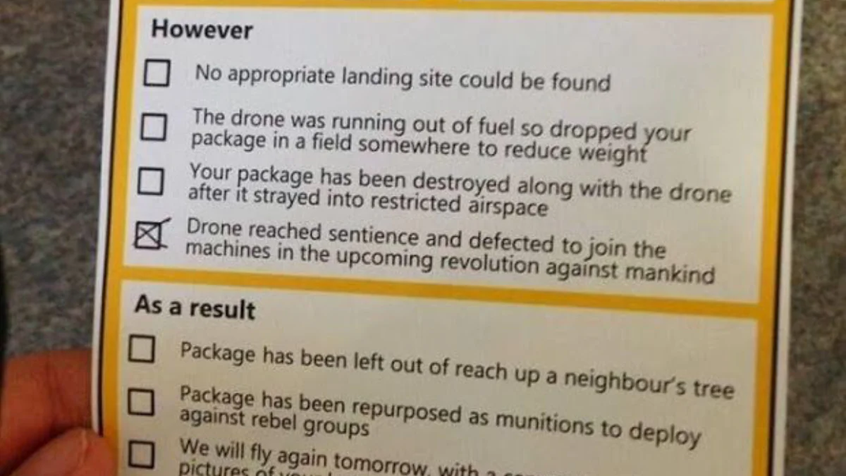 Amazon s’excuse pour l’idée de livrer ses produits par drones