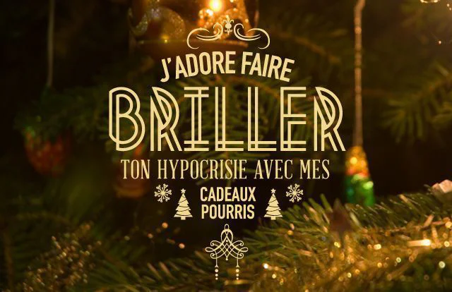 Des papiers cadeaux de Noël WTF à imprimer #3