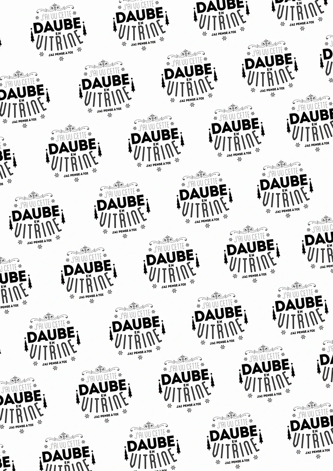 Des papiers cadeaux de Noël WTF à imprimer #17